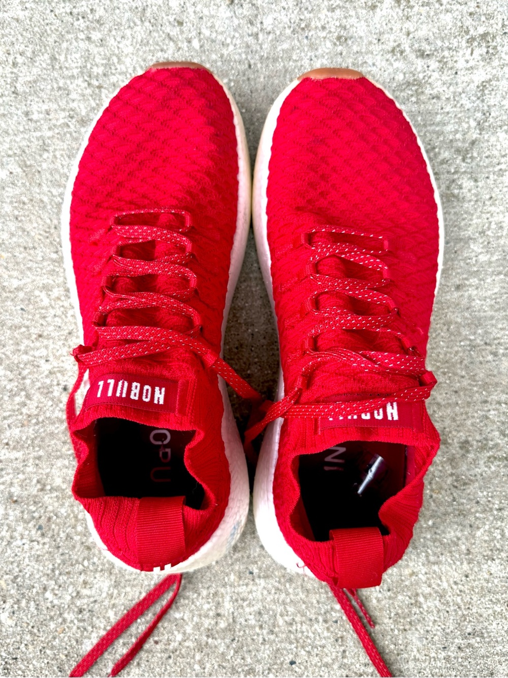 NOBULL women’s Red Knit Training Shoes